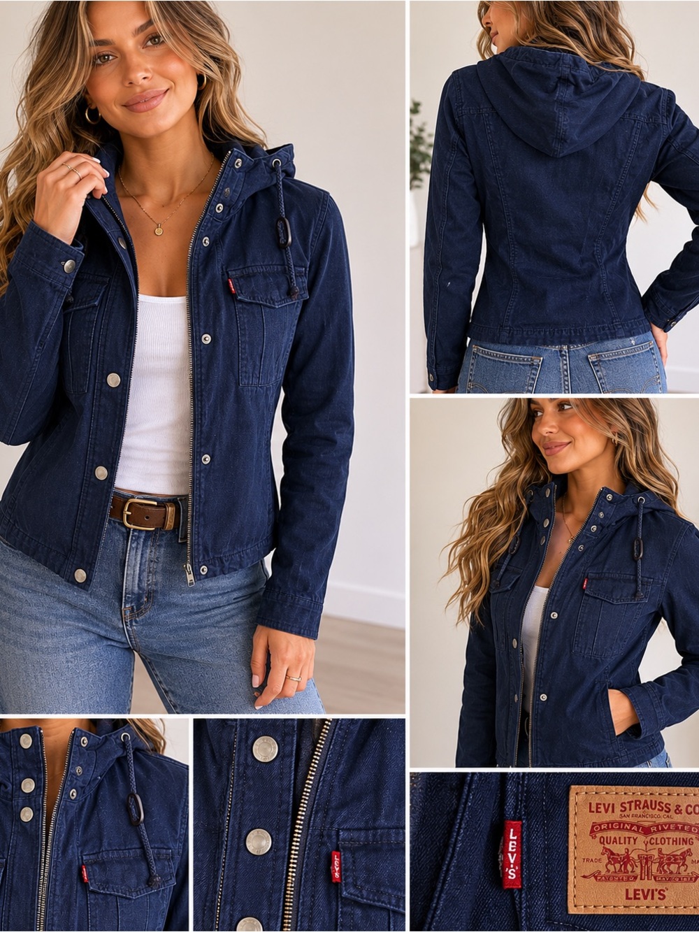 Levi's‎ Black Denim Jacket with Iconic Patch